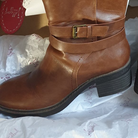 Jelly Pop Womens Shoes Boots Brown Size 